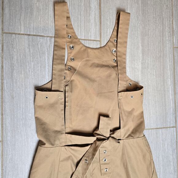 JEAN PAUL GAUTIER Femme Dress 10 Grommets Trim Beige Taupe - Picture 8 of 13